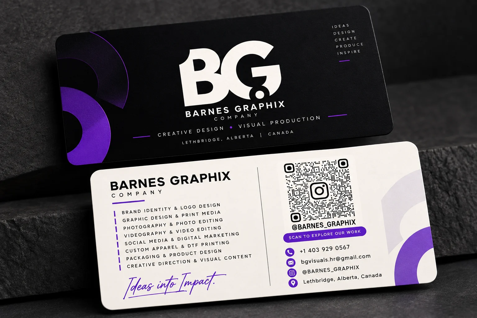 Studio stationery, concept composition